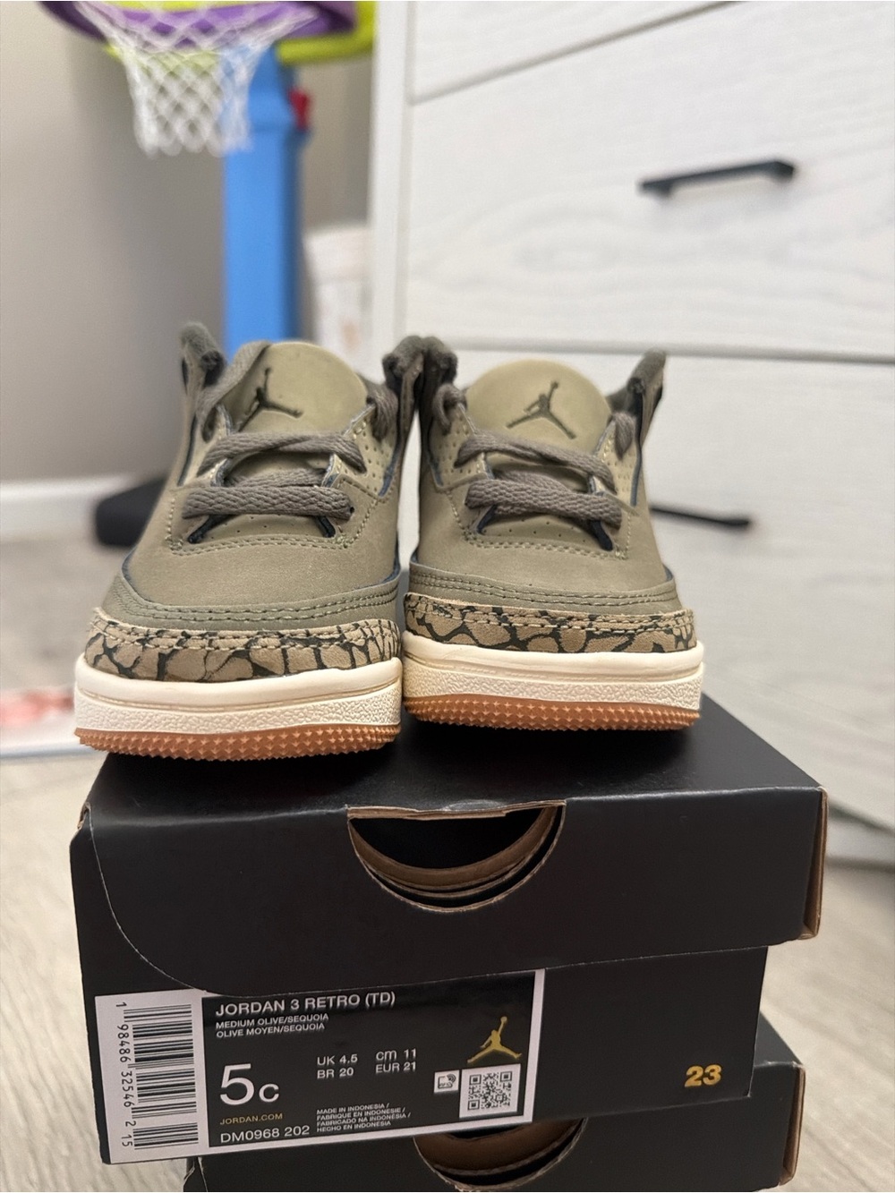 Jordan 3 Retro (TD) size 5c